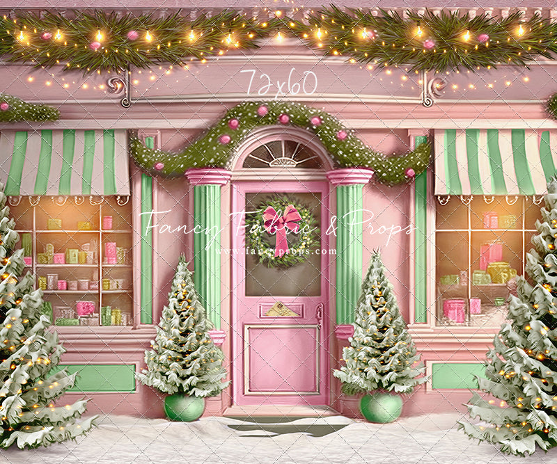 Frosty Sweet Shop - Pink & Green - with Sweep Option