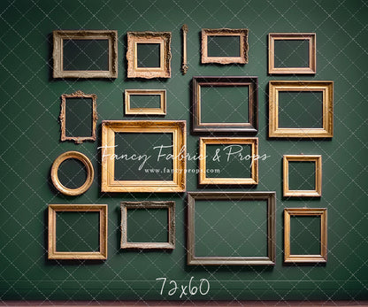 Jewel Frames - Green - With Sweep Option