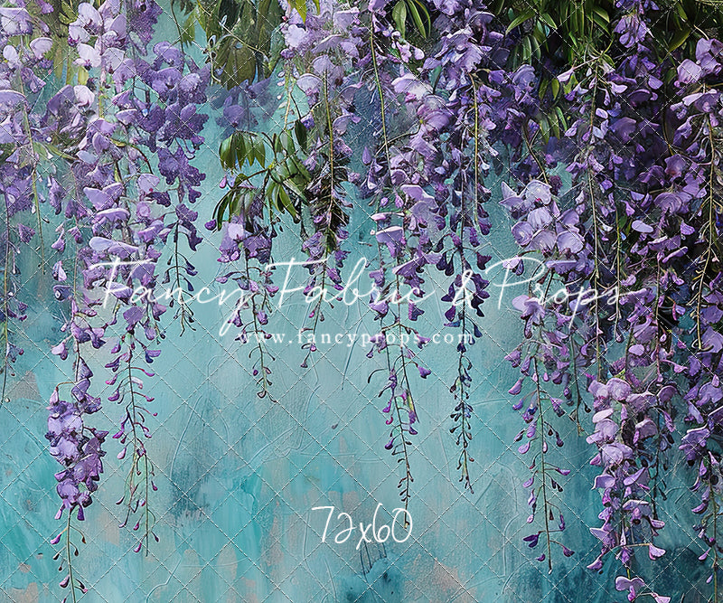 Painted Blue Wisteria