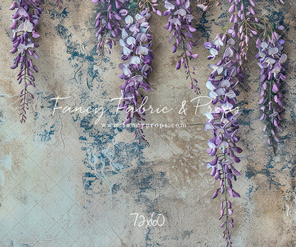 Painted Floral Lavender Wisteria