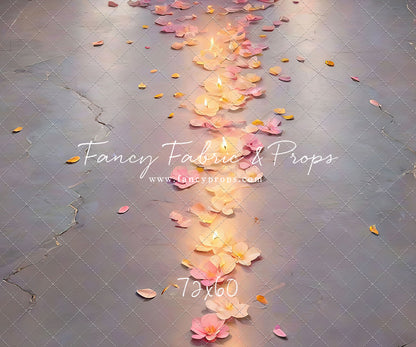 Path of Petals Concrete Floor