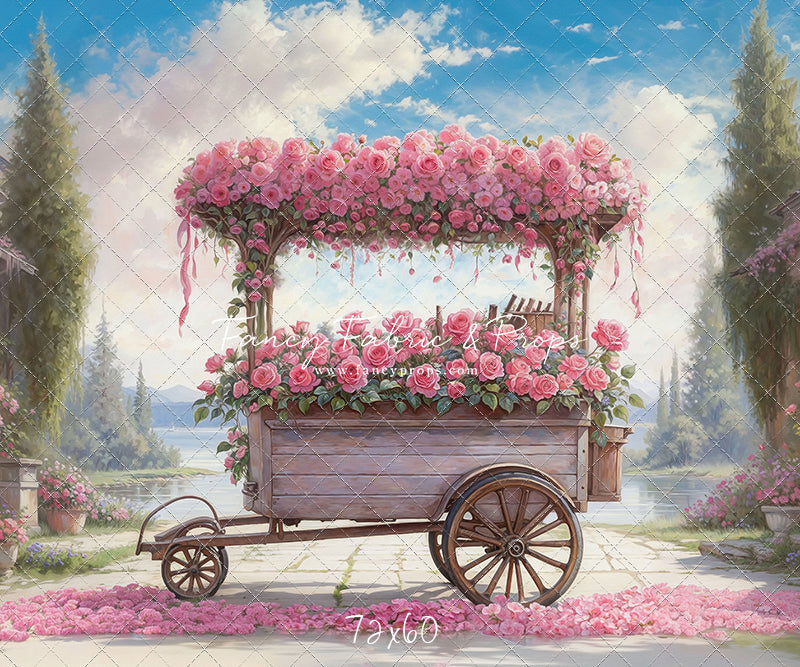Rosy Blossom Cart - With Sweep Option