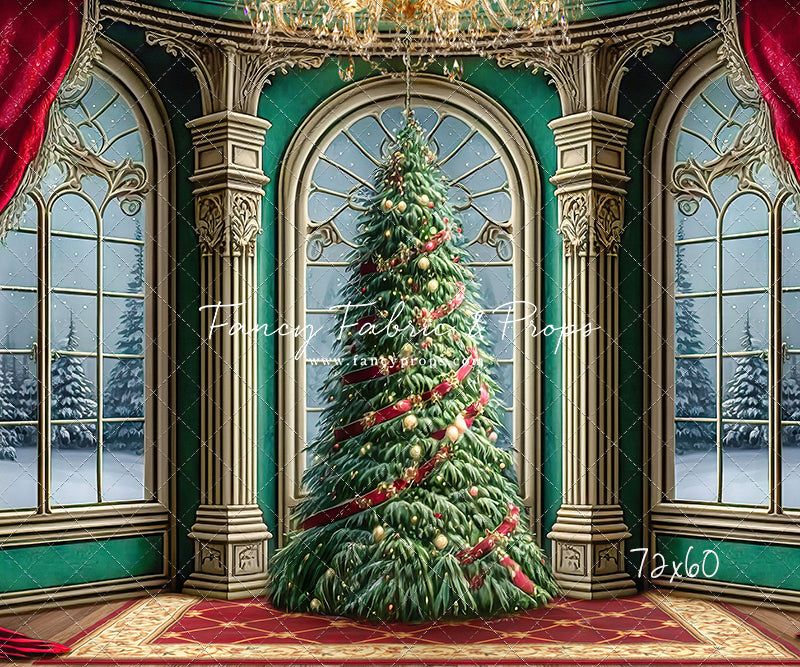 Royal Christmas Tree - Wood Floor Option - with Sweep Option
