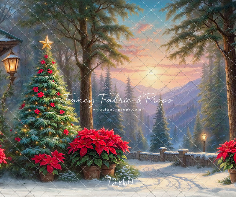 Sunset on Yuletide Lane - With Sweep Option