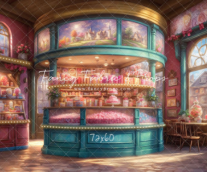 Sweet Tart Hearts with Candy Floor - With Sweep Option