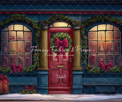 Wintertime Shop - Blue Shop - with Sweep Option