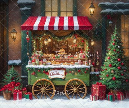 Yuletide Treats Cart - With Sweep Option