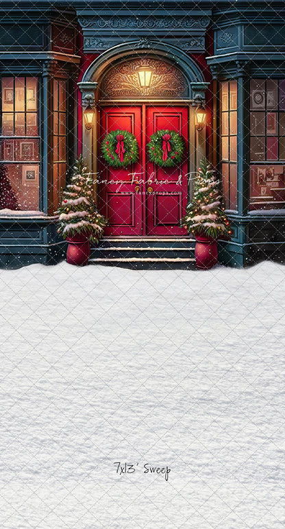 Heartfelt Holiday Home - Red Doors With Snow Floor Option - with Sweep Option