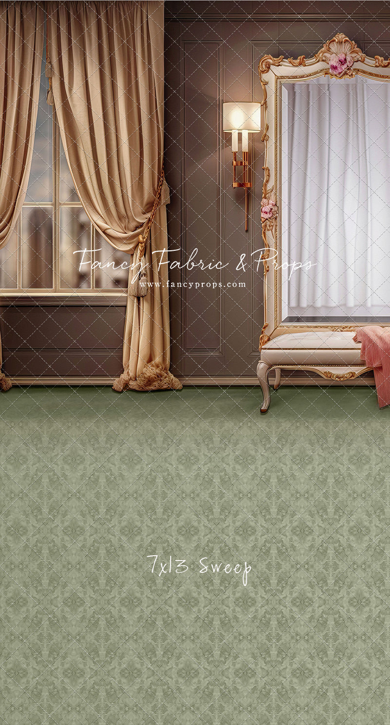 Glam Mirror - Green Floor - With Sweep Option