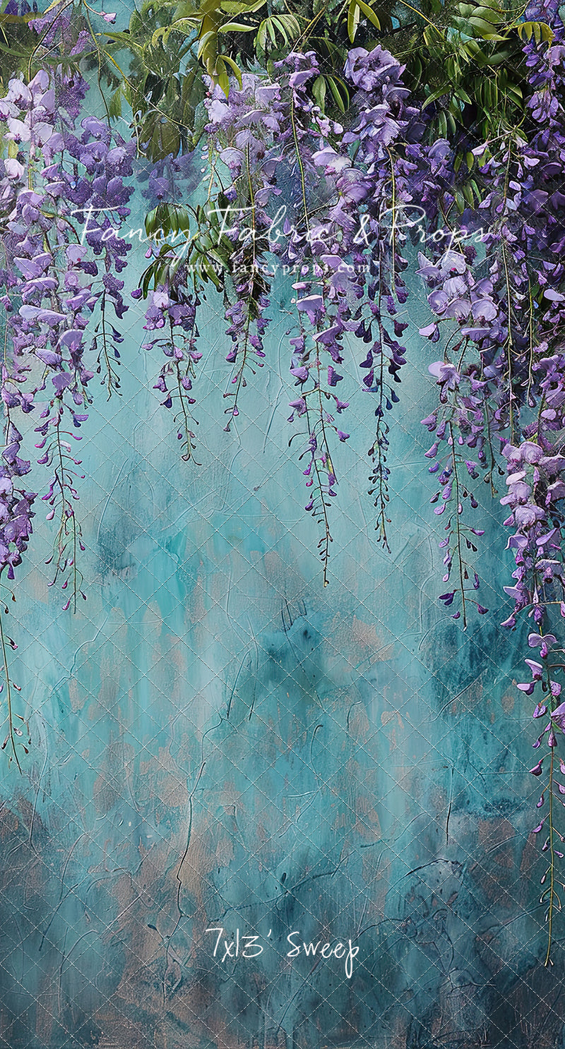 Painted Blue Wisteria