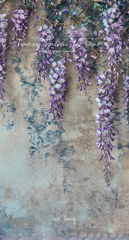 Painted Floral Lavender Wisteria