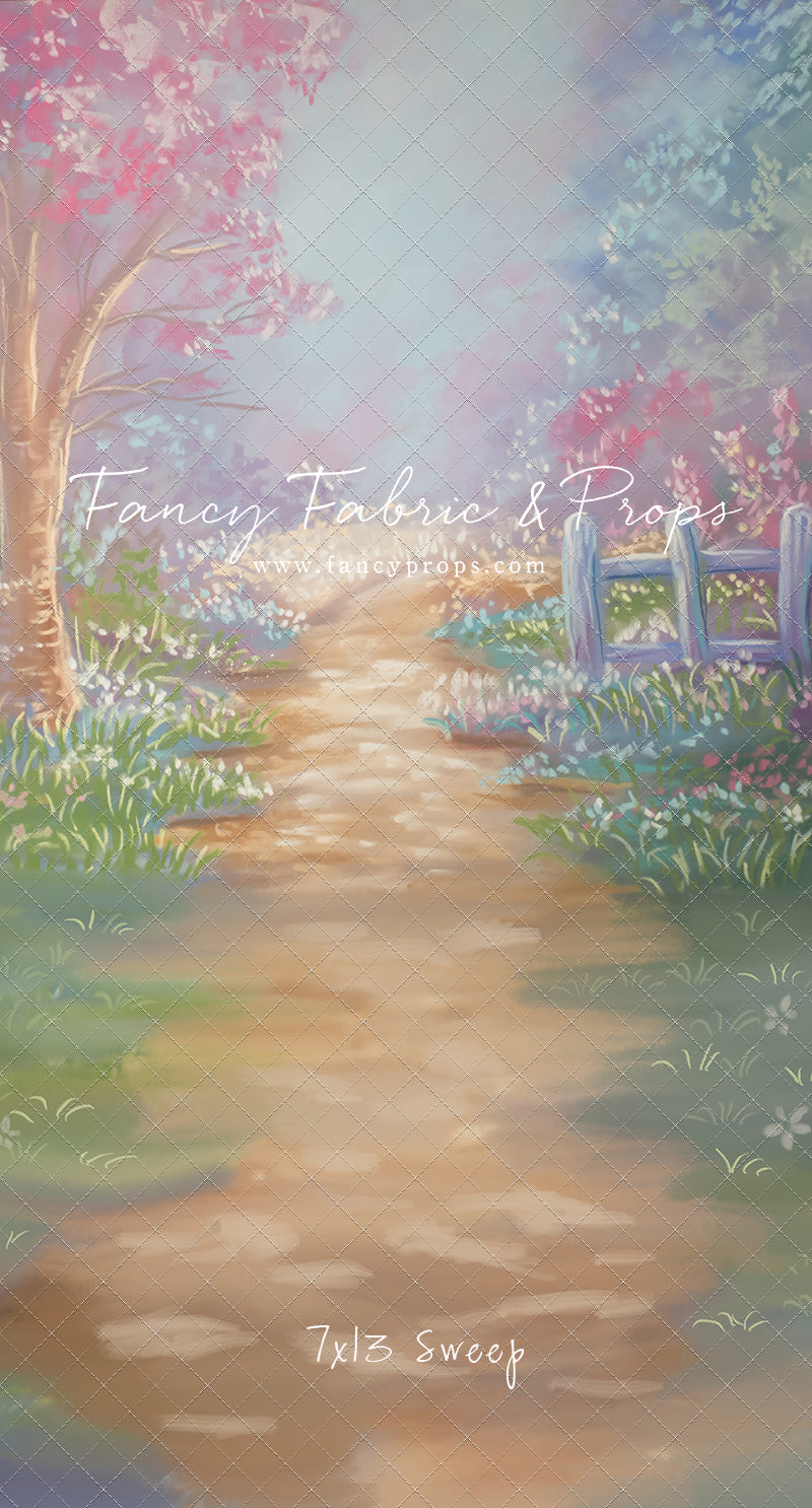 Pastel Garden Pathway - With Sweep Option