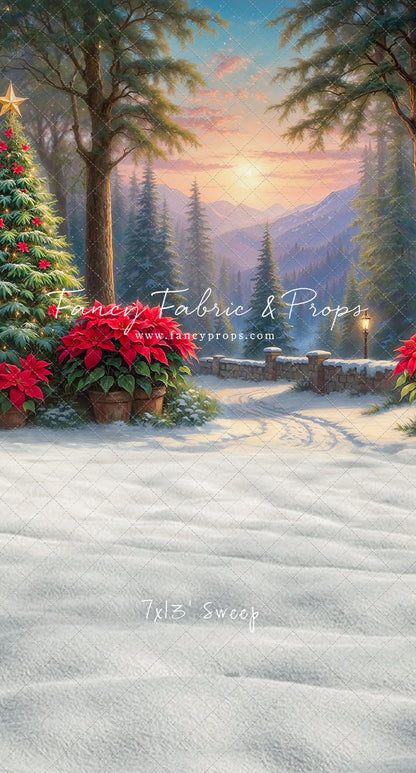 Sunset on Yuletide Lane - With Sweep Option