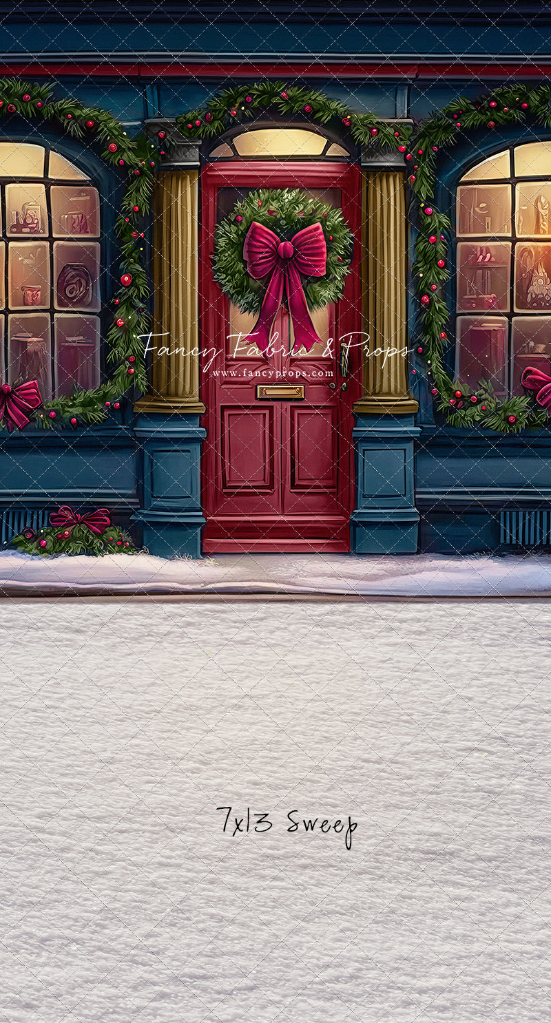 Wintertime Shop - Blue Shop - with Sweep Option