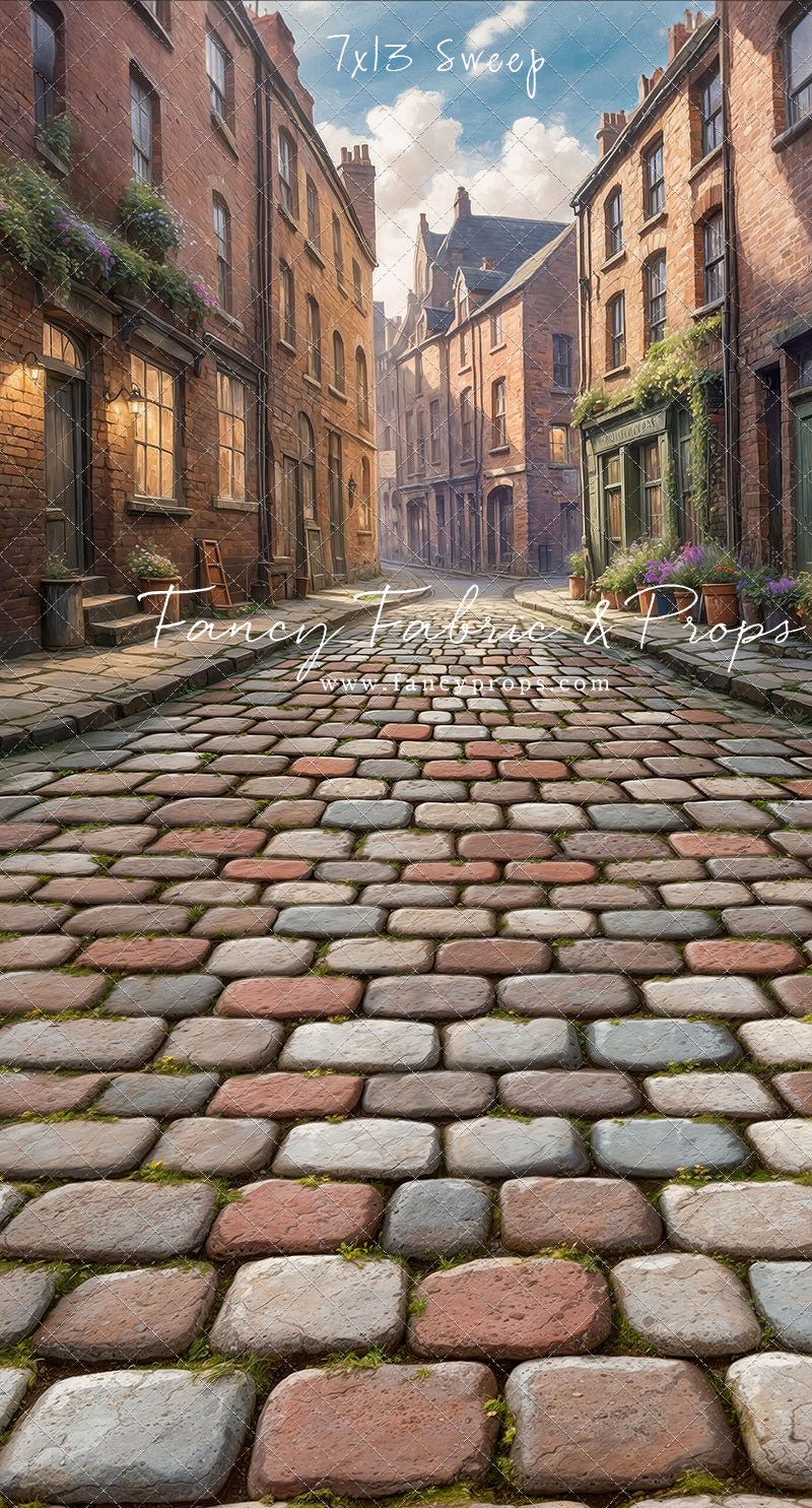 Garrison Lane - Colored Cobblestone - With Sweep Option