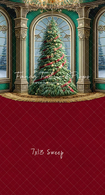 Royal Christmas Tree - Red Carpet Option - with Sweep Option