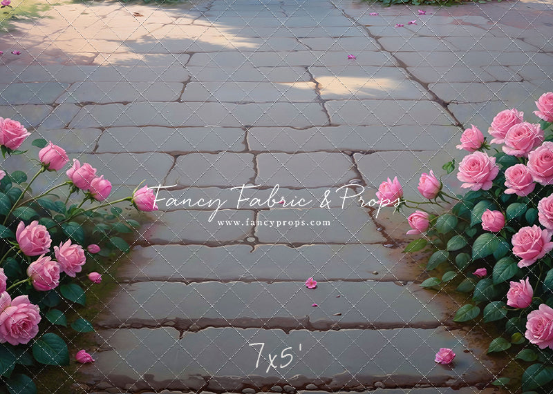 Blushing Blooms Pathway Mat Floor