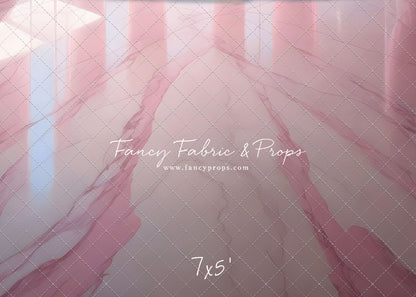 Pastel Pink Marble Mat Floor