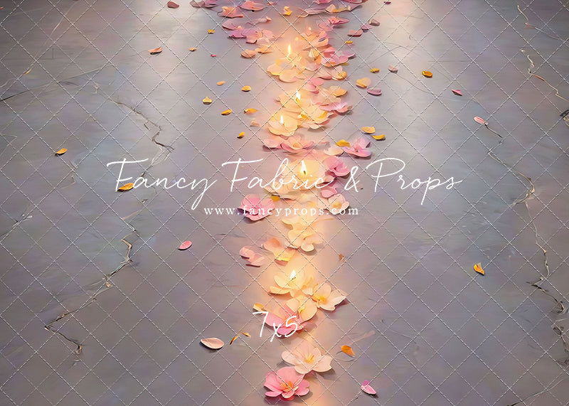 Path of Petals Concrete Mat Floor