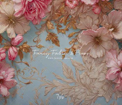 Blushing Petal Tapestry - Horizontal Only