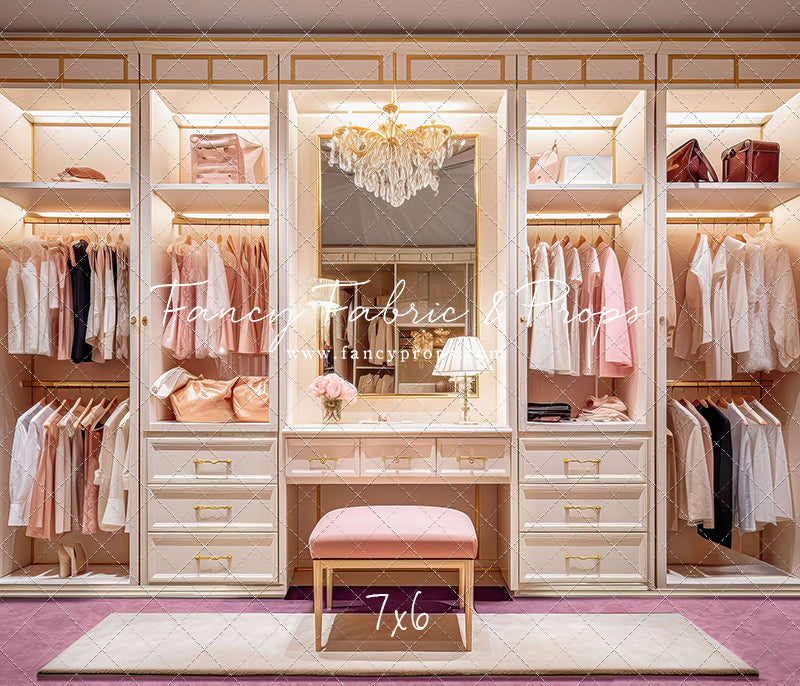 Boss Babe Closet - Pink Carpet - With Sweep Option