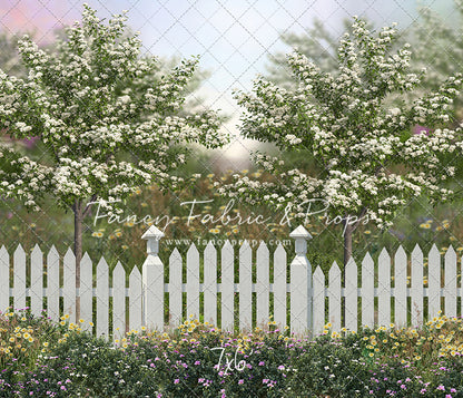Country Spring Picket Fence