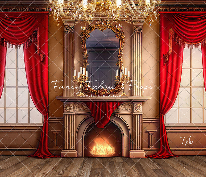 Cozy Up By The Fire - Wood Floor Option - with Sweep Option