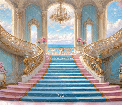 Enchanting Pastel Staircase - With Sweep Option