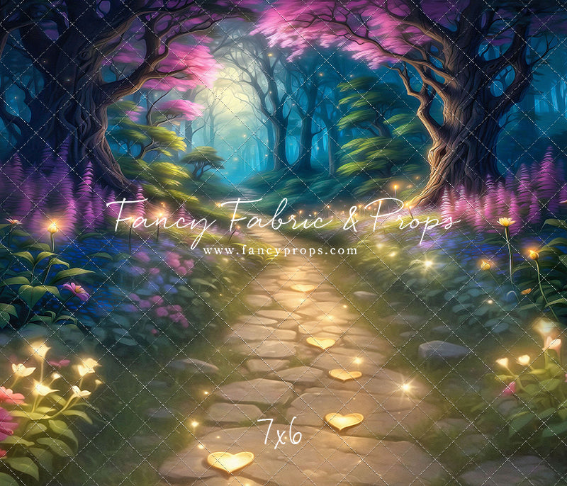 Fairy Valentine Forest - With Sweep Option