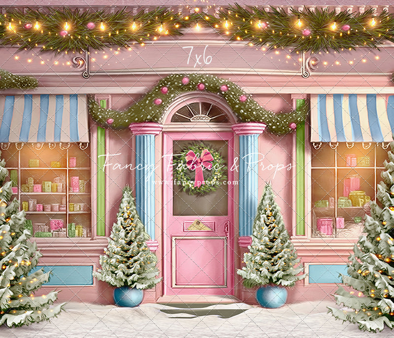 Frosty Sweet Shop - Pink & Blue - with Sweep Option