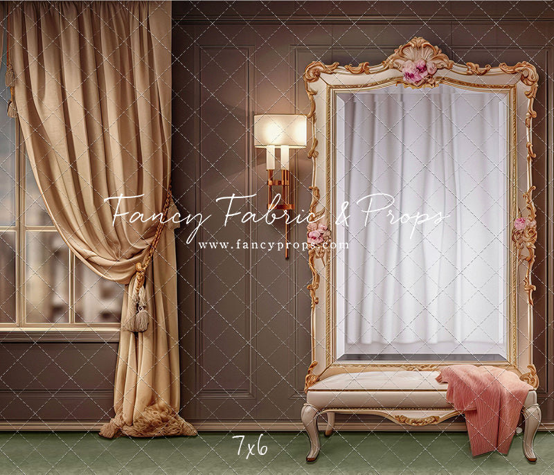 Glam Mirror - Green Floor - With Sweep Option