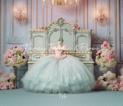 Miss Charlotte - Sage Carpet - With Sweep Option