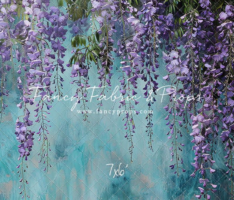 Painted Blue Wisteria