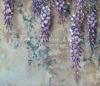 Painted Floral Lavender Wisteria