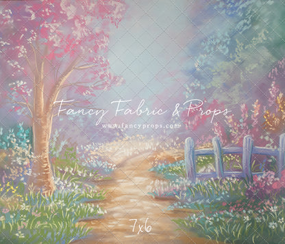 Pastel Garden Pathway - With Sweep Option