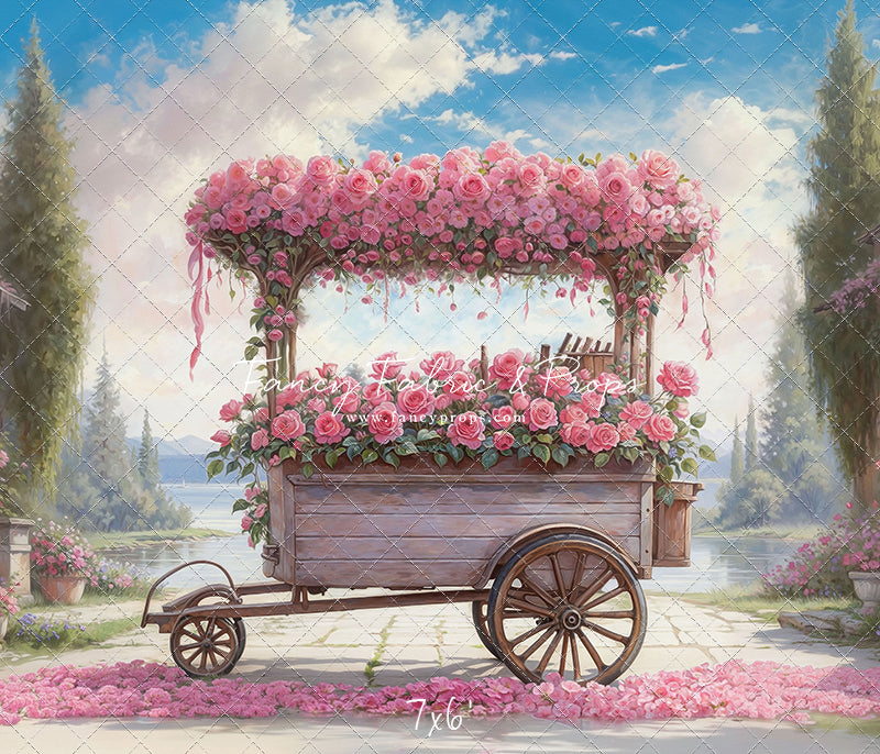 Rosy Blossom Cart - With Sweep Option