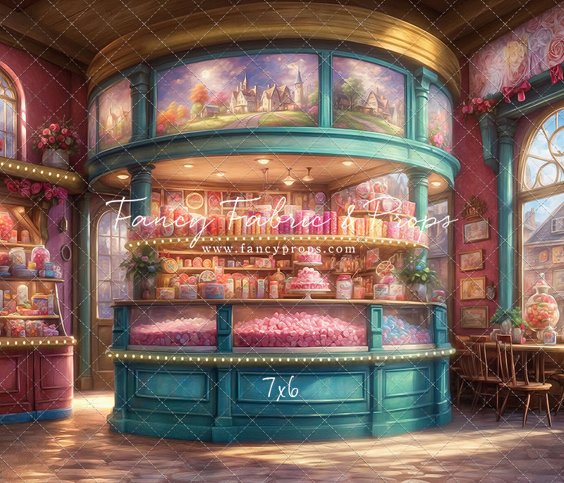 Sweet Tart Hearts with Candy Floor - With Sweep Option