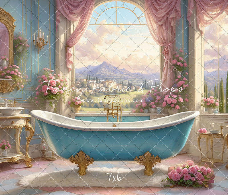 Tuscan Villa Powder Parlor - With Sweep Option