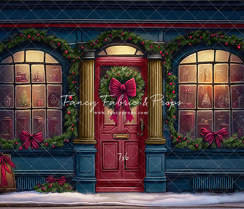 Wintertime Shop - Blue Shop - with Sweep Option