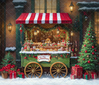 Yuletide Treats Cart - With Sweep Option