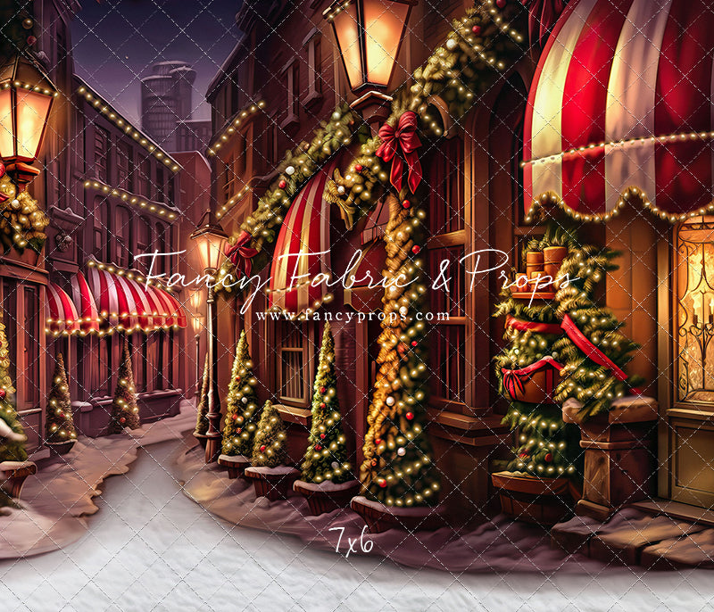 Crimson Christmas Shops - with Sweep Option