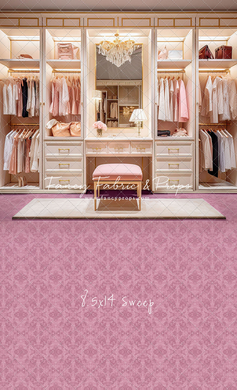 Boss Babe Closet - Pink Carpet - With Sweep Option