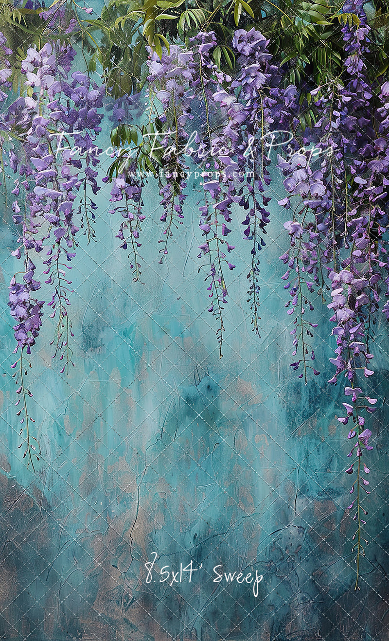 Painted Blue Wisteria