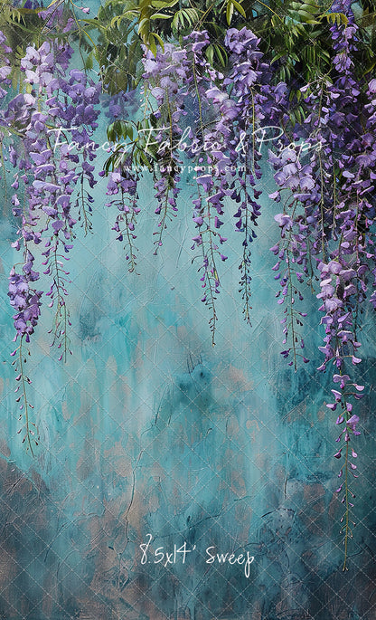 Painted Blue Wisteria