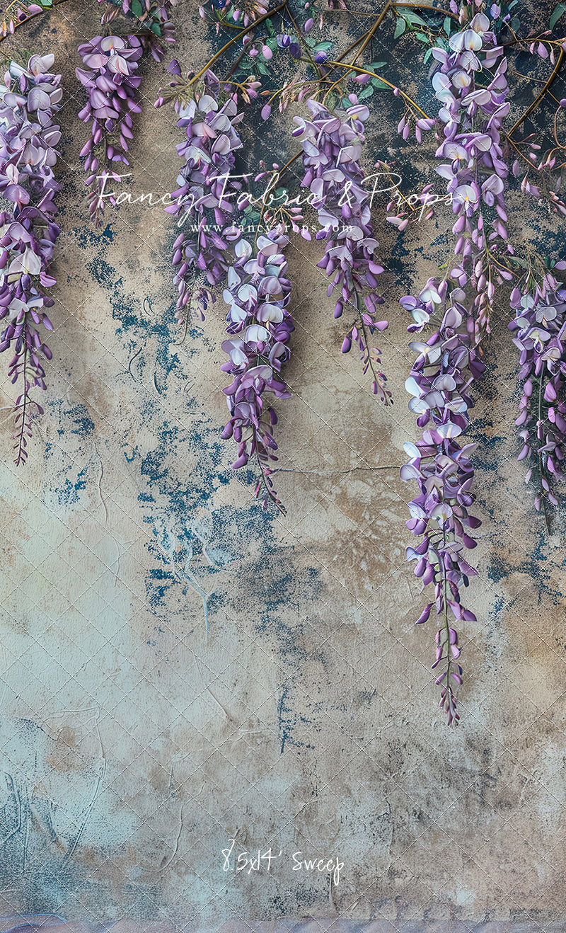 Painted Floral Lavender Wisteria