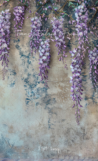 Painted Floral Lavender Wisteria