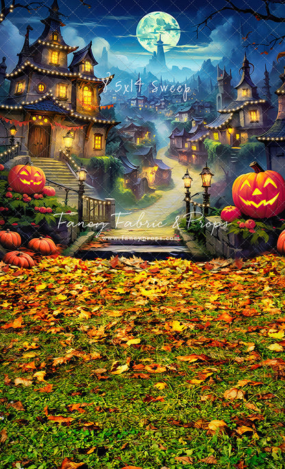 Spooky Town- With Lights - With Sweep Option