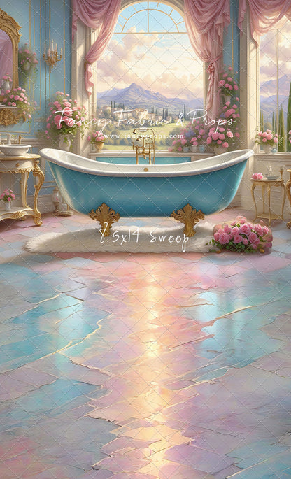 Tuscan Villa Powder Parlor - With Sweep Option