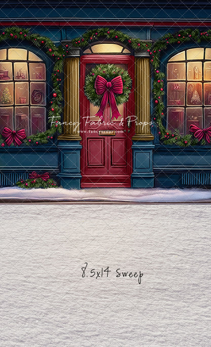 Wintertime Shop - Blue Shop - with Sweep Option