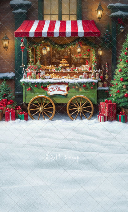 Yuletide Treats Cart - With Sweep Option